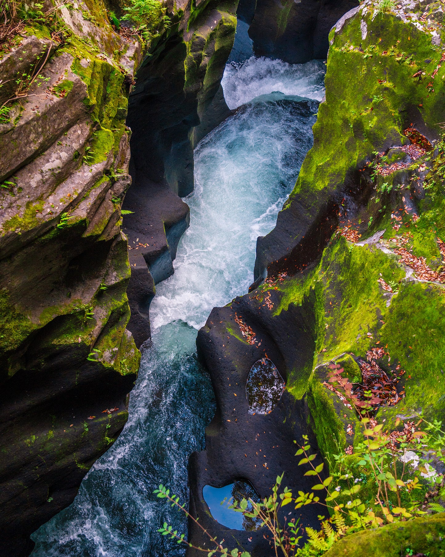 Carved Walls of the Gorge 高千穂峡