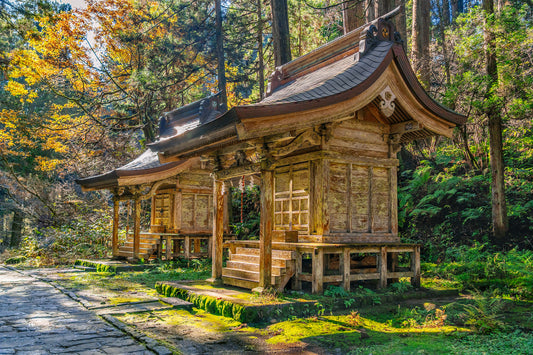 Shrines Lining the Ishidan Trail 石段