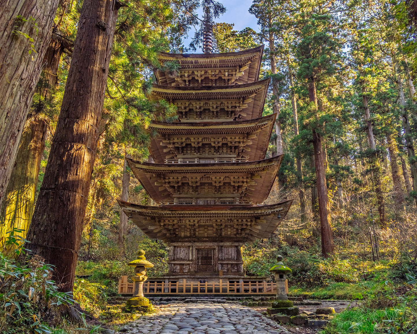 Hagurosan Five Story Pagoda 五重塔
