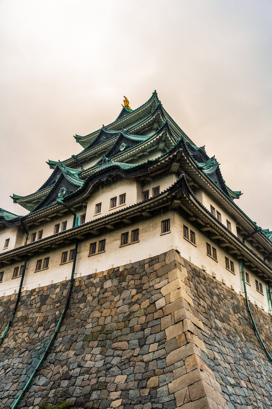 Nagoya Castle In a Downpour 名古屋城