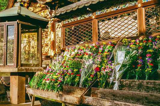 Flowers at the Mausoleum 霊廟