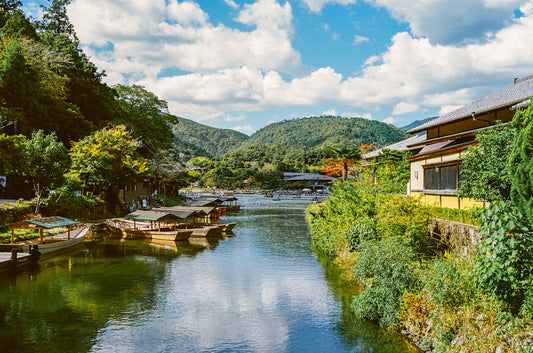 View from Togetsukyo Bridge 渡月橋