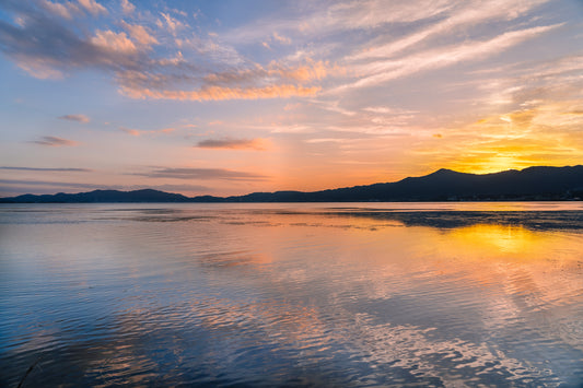 Sunset at Lake Biwa 琵琶湖