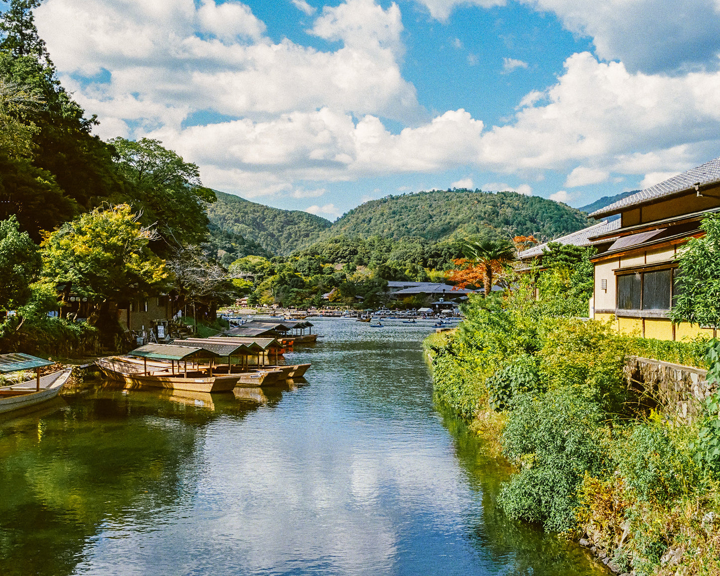 View from Togetsukyo Bridge 渡月橋