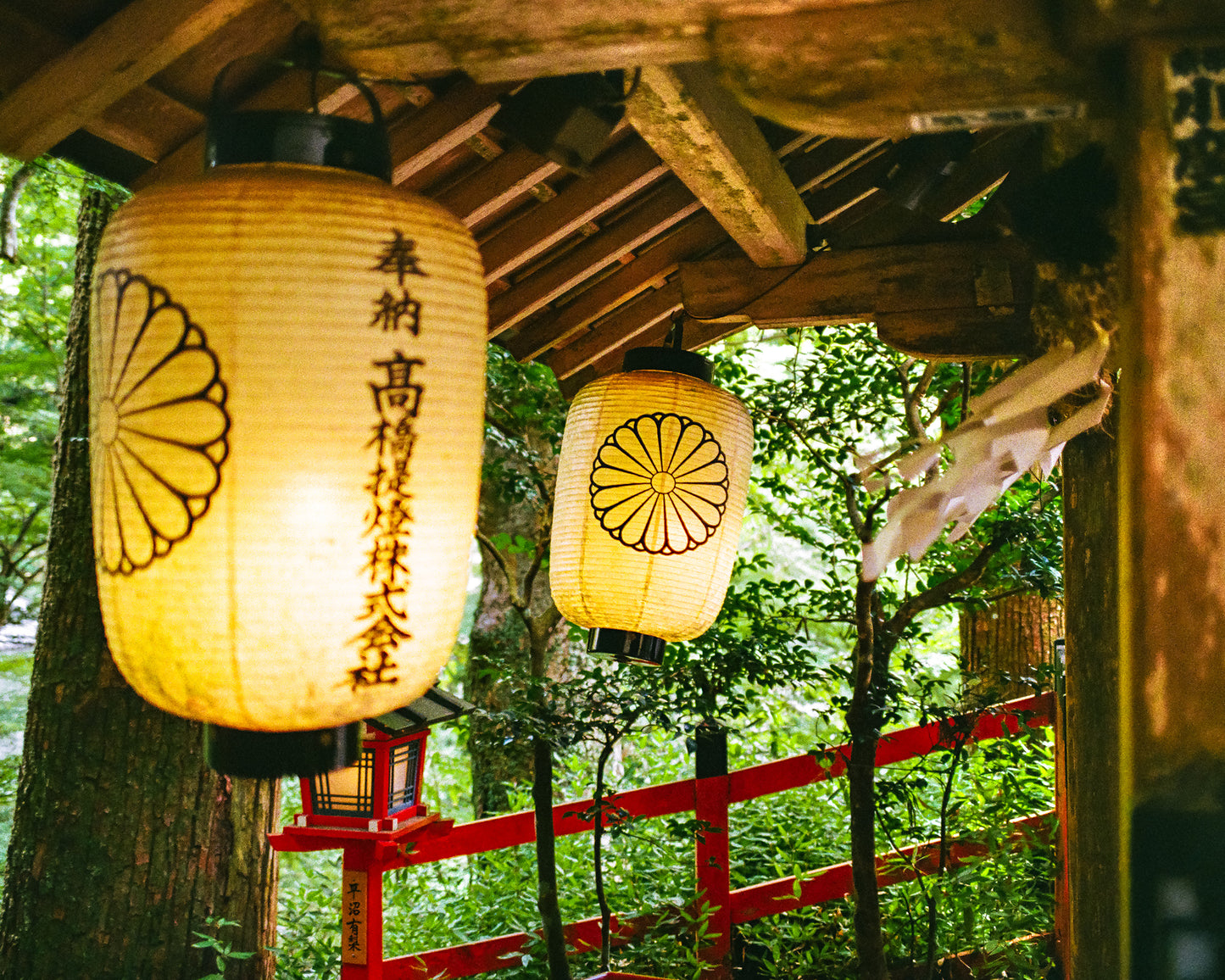Lanterns at Kifune Shrine 貴船神社
