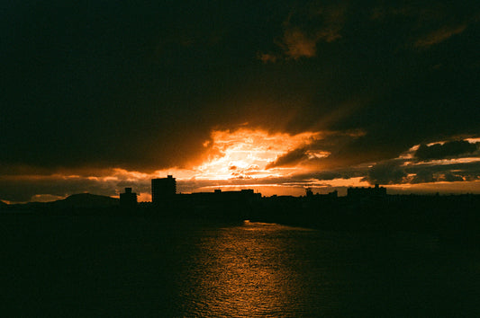 Sun Breaks over Niigata 新潟市