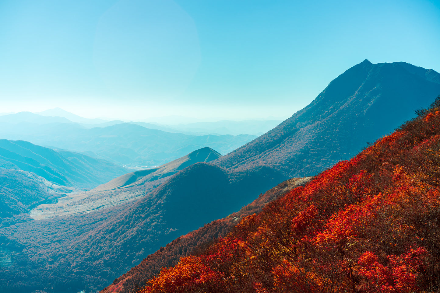 Mount Yufu in Infrared 由布岳
